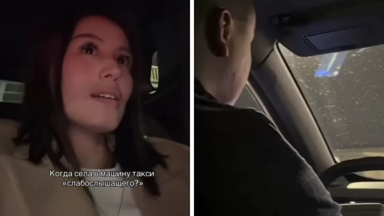 Құлағы нашар еститін такси жүргізушісін мазақ қылған блогер кешірім сұрады