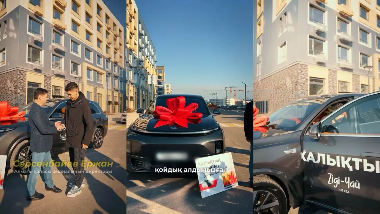 Еңбегі ақыры бағаланды: Қақпашы Темірлан Анарбекке көлік сыйлады