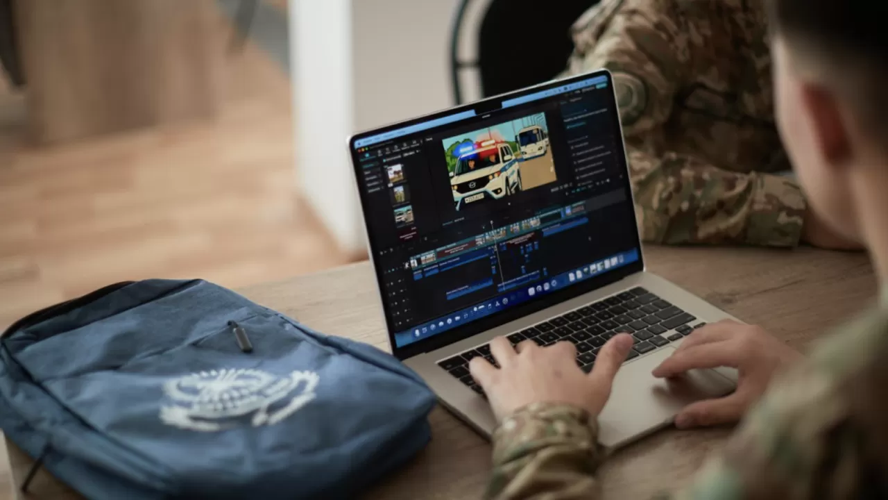 Ұлттық ұлан сарбазы әскери мультфильм жасап шықты