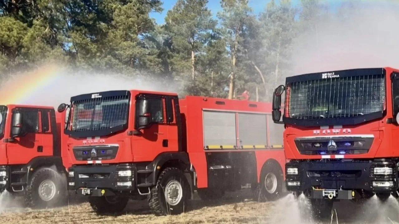 Ертіс орманына өрт сөндіруге арналған 34 жаңа техника берілді