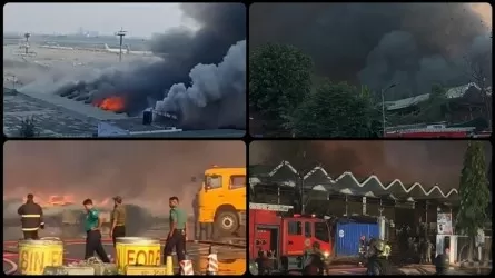 Бангладеш астанасының әуежайында өрт болды