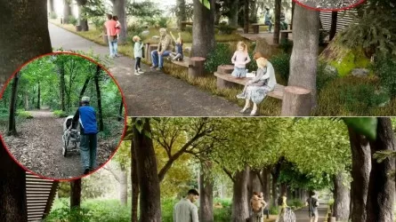 Какой станет легендарная алматинская Роща Баума после реконструкции