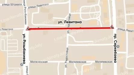 Одну из улиц Алматы закроют на целый день 