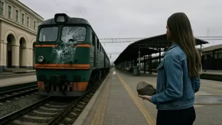 Пойыздан кешіккен келіншек машинист кабинасына шабуыл жасады