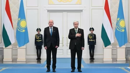 Қасым-Жомарт Тоқаев Мажарстан Президентін Ақордада қарсы алды