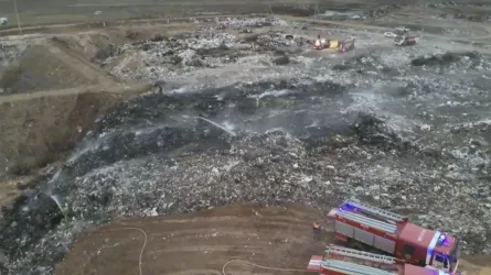 Ақтөбеде қоқыс полигоны тағы да өртенді