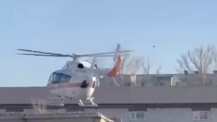 Ақтөбе облысында жүкті әйел ТЖМ тікұшағымен шұғыл түрде ауруханаға жеткізілді