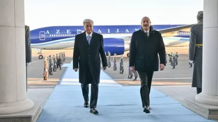 Қазақстанға Әзербайжан Президенті Ильхам Әлиев мемлекеттік сапармен келді
