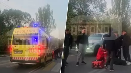 Алматыда жедел жәрдем көлігі жасөспірімді қағып кетті 