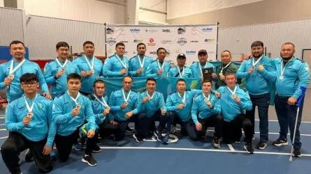 Сборная Казахстана по параволейболу впервые в истории выиграла бронзовую медаль