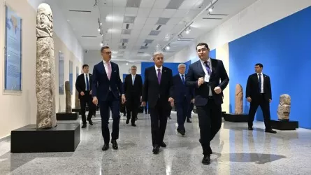 Қасым-Жомарт Тоқаев пен Александр Стубб Ұлттық музейге барды