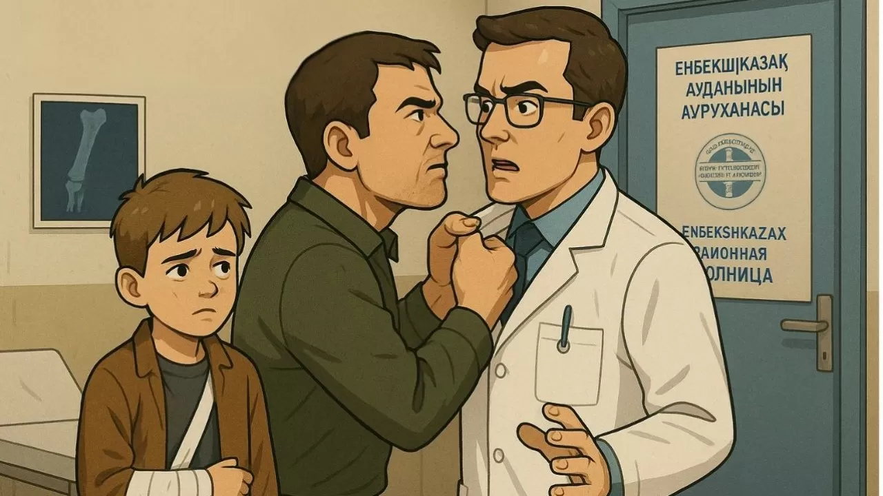 Суд арестовал мужчину за нападение на врача в Алматинской области