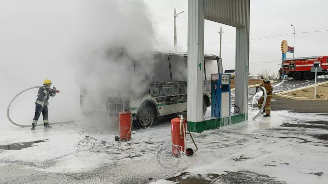 Крупного взрыва едва удалось избежать на АЗС в Атырауской области