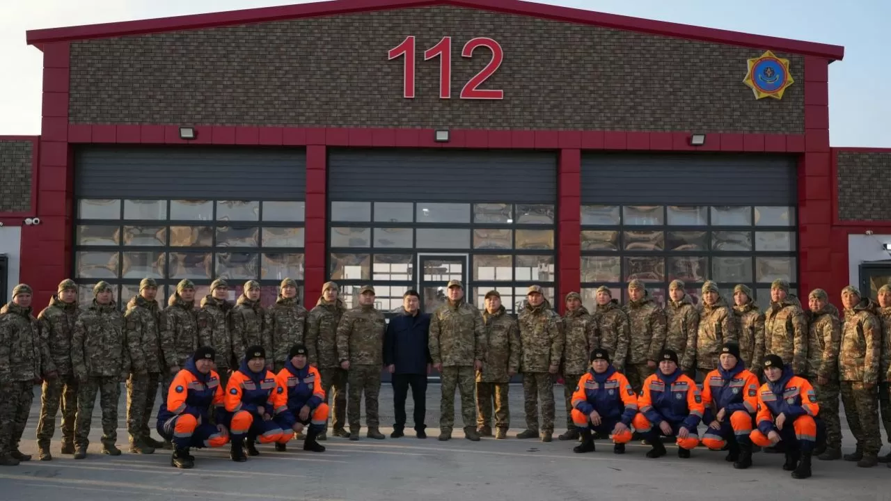 ТЖМ басшысы Каспий теңізінің жағалауында жаңа өрт сөндіру-құтқару бөлімін ашты