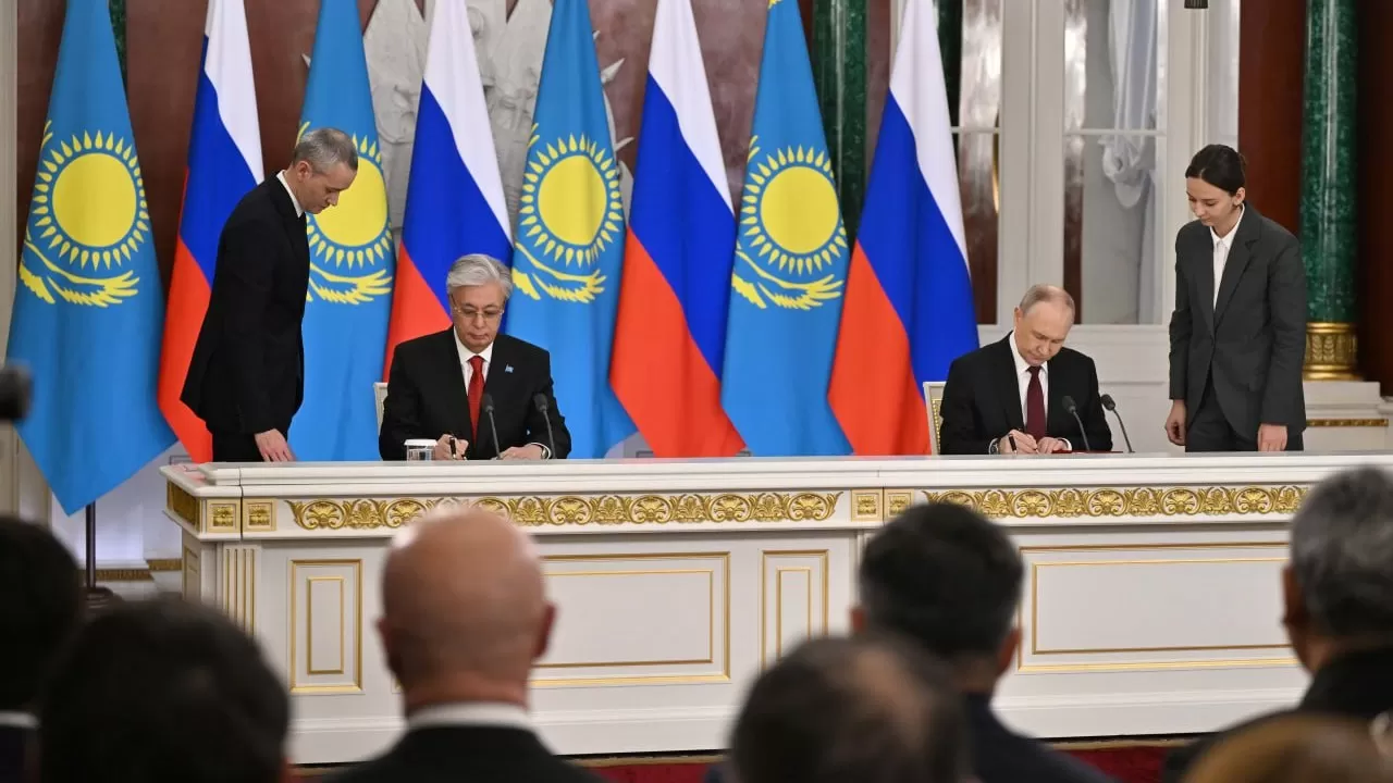 Какие документы подписали за время визита Токаева в Россию