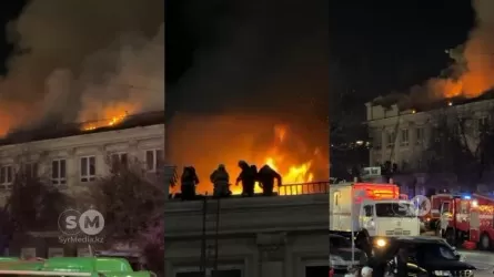 Алматыда тағы бір ірі өрт шықты
