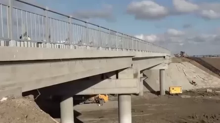 Батыс Қазақстанда алғаш рет екі деңгейлі көпір салынып жатыр