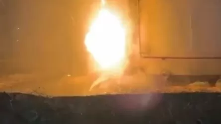 Нефтебаза горела в Туркестане