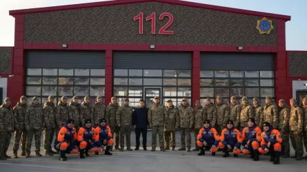 ТЖМ басшысы Каспий теңізінің жағалауында жаңа өрт сөндіру-құтқару бөлімін ашты