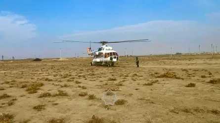 Пилоты МЧС РК оперативно доставили в больницу грудного ребенка