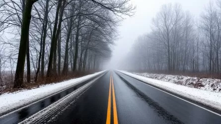 Туман и гололед вновь прогнозируют в регионах Казахстана 