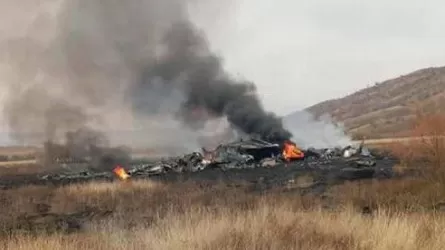 Турецкий военный самолет рухнул в горах Грузии