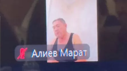 «Тамақ ішіп, майкамен отыр»: Мәжіліске онлайн қатысқан ер адам ел тұрғындарының ашуын туғызды