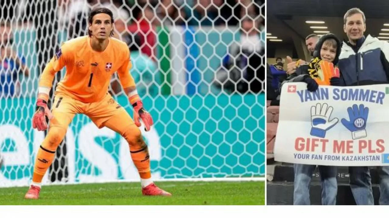 Атақты "Интер" қақпашысы қазақстандық жас жанкүйерге қолғабын сыйға тартты 