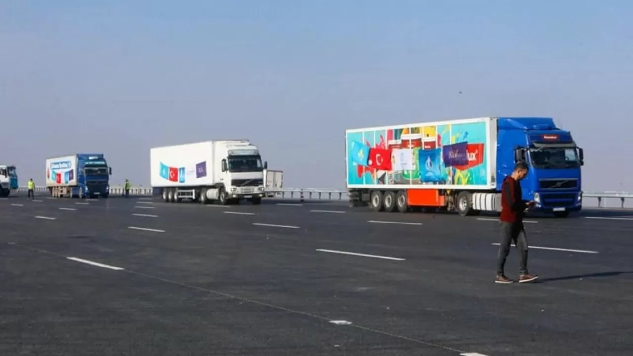  Дорога между Алматы и Шымкентом стала четырехполосной