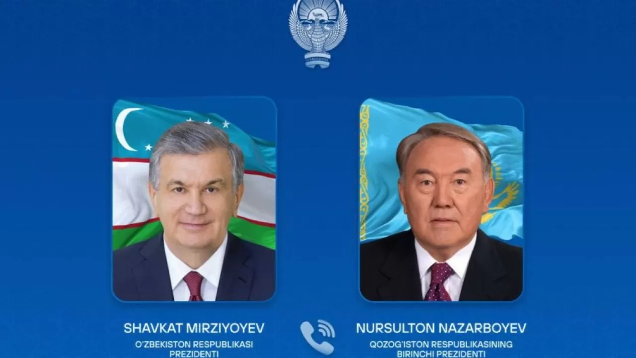 Нұрсұлтан Назарбаев Өзбекстан президентімен сөйлесті