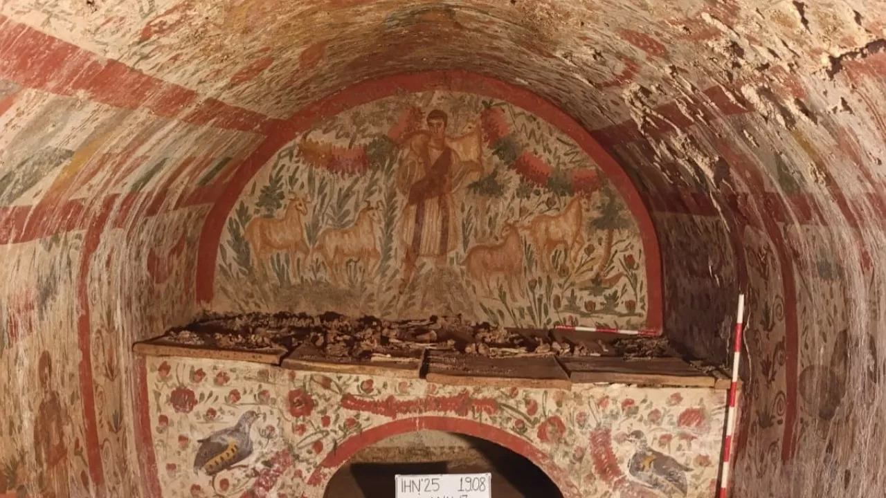 В Турции нашли редчайшую фреску с образом Иисуса 