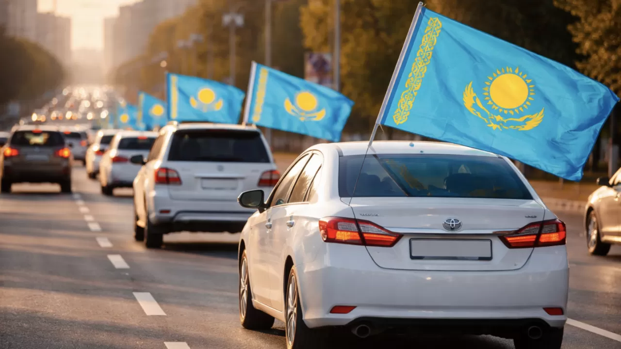 Көлікке Мемлекеттік Ту ілгендерге айыппұл салына ма &ndash; ресми жауап