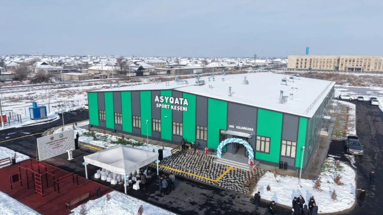 Асықата кентінде заманауи спорт кешені ашылды