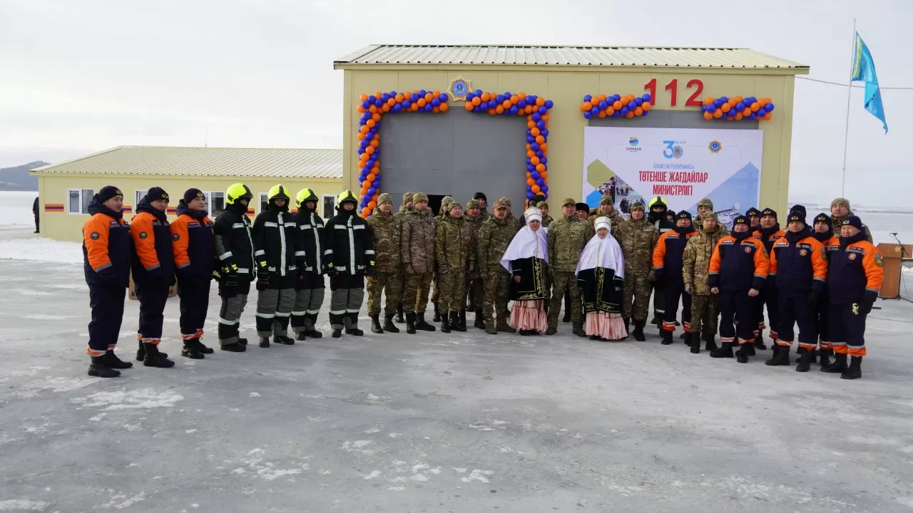 В Бурабайском районе открыли новую водно-спасательную станцию