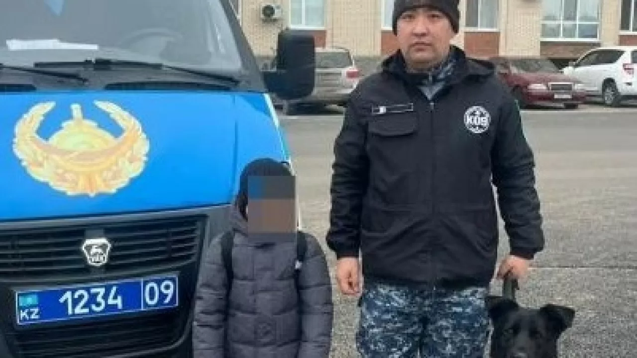 Полицейский пес помог найти пропавшего мальчика в Караганде 