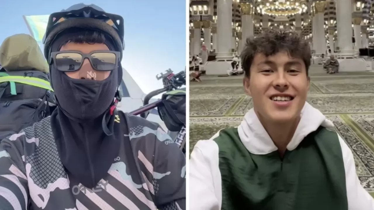 Жас жігіт Шымкенттен Меккеге дейін велосипедпен жетті