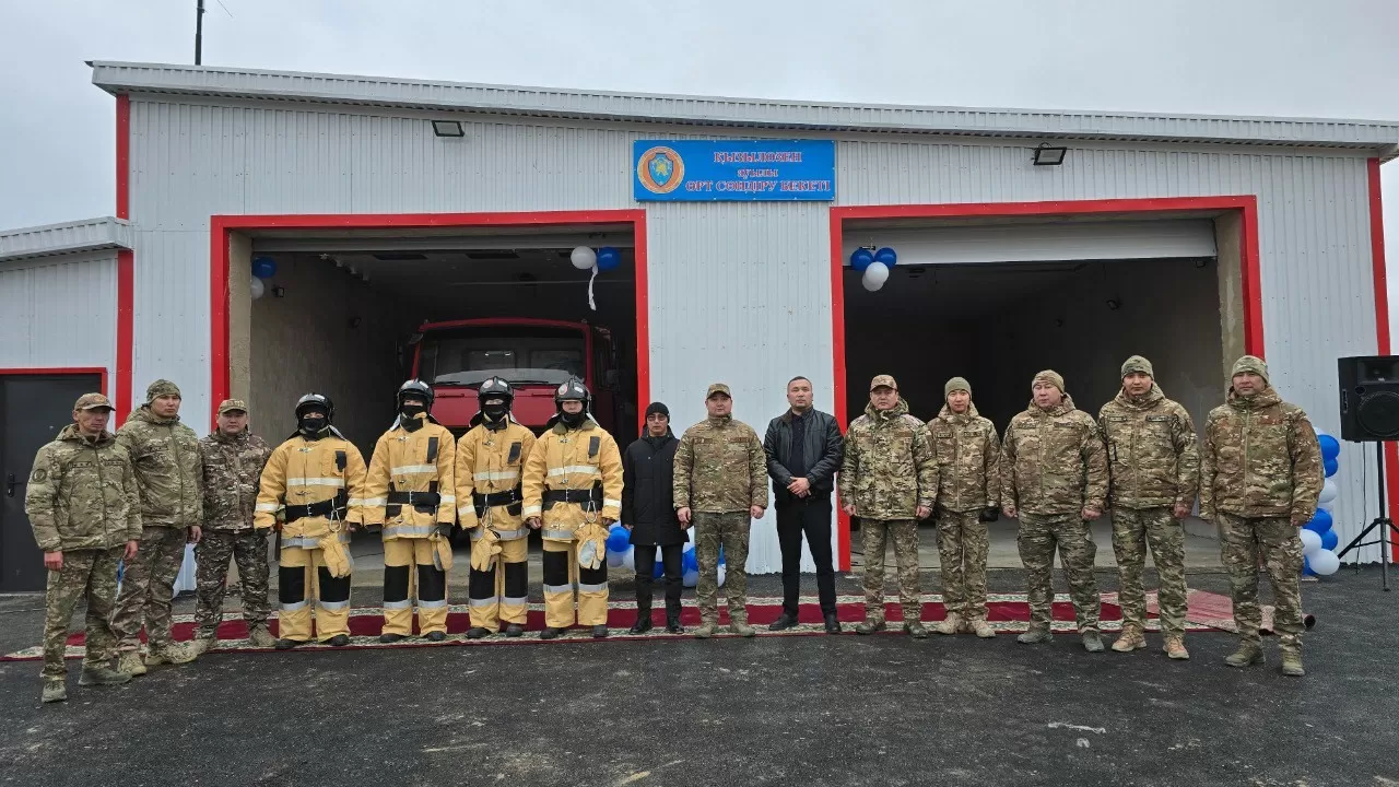 Маңғыстаудағы Қызылөзенде 144-ші өрт сөндіру бекеті ашылды