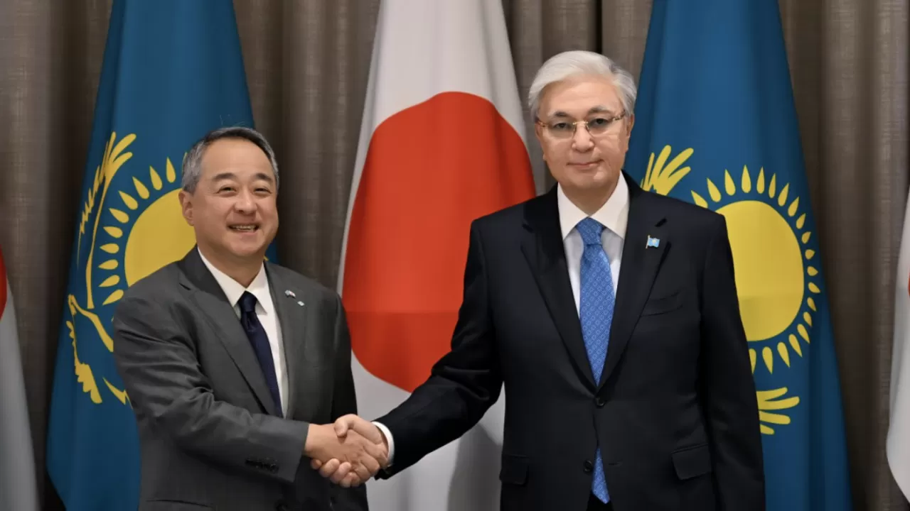 Мемлекет басшысы Sumitomo компаниясының президенті Шинго Уэноны қабылдады