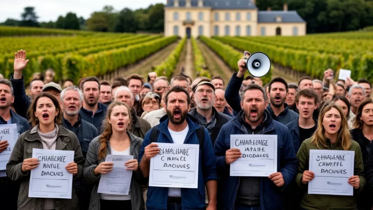 Бунт шампанского: сотрудники 26 компаний парализовали работу во Франции