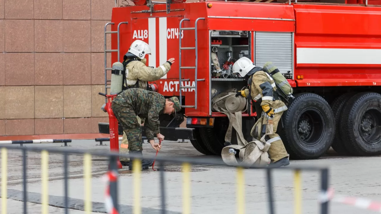 Пожар в тандырной  Астане едва не обернулся катастрофой