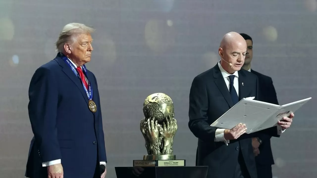 Дональд Трамп FIFA-ның алғашқы "Бейбітшілік" сыйлығына ие болды