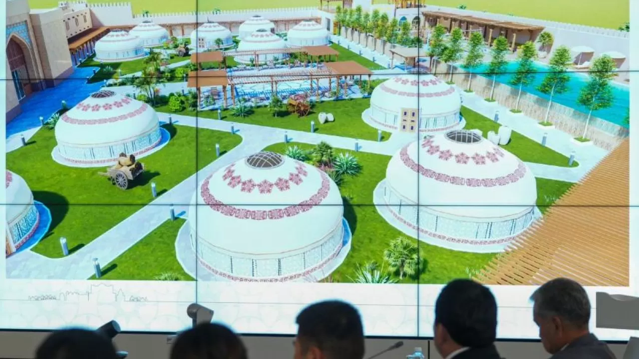 Түркістанда қазақы киіз үй үлгісіндегі қонақүйлер салынады