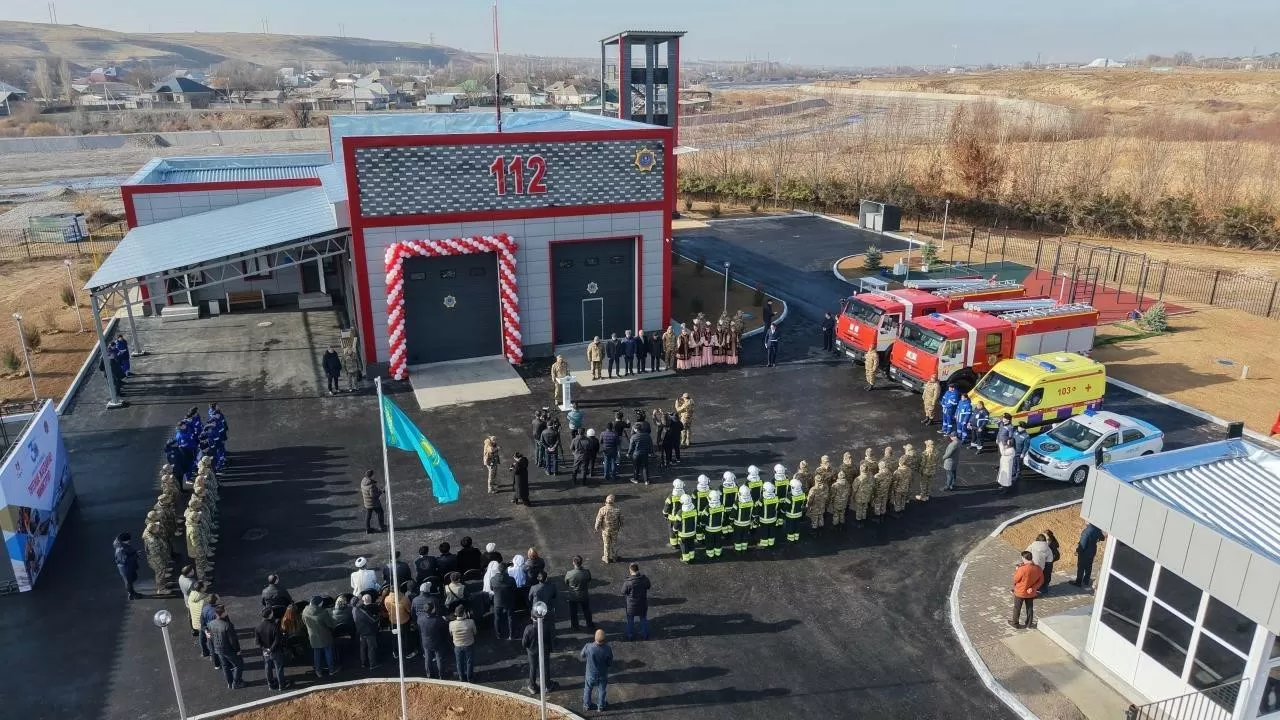 Впервые в Казахстане: в Шымкенте открыли универсальные депо для экстренных служб