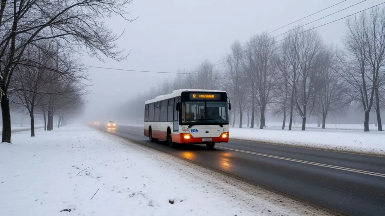 В регионах Казахстана сохраняются туман, местами - метель