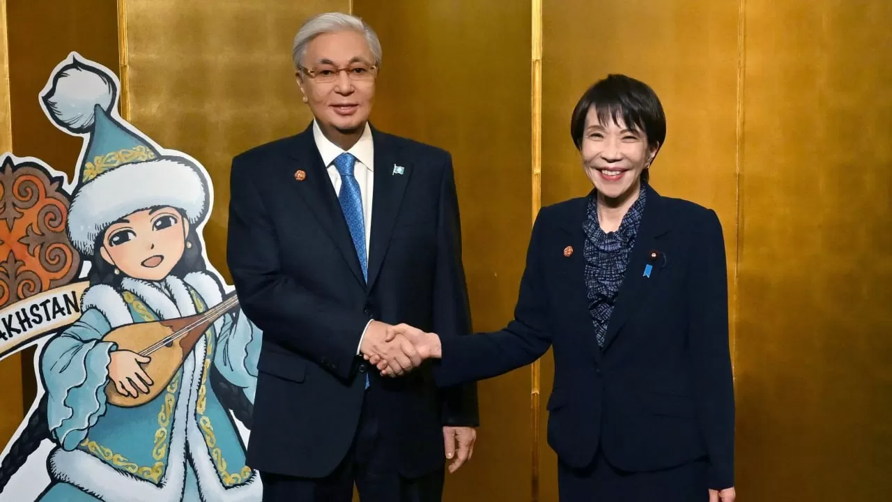 Токаев прибыл на первый саммит Диалога "Центральная Азия &ndash; Япония"