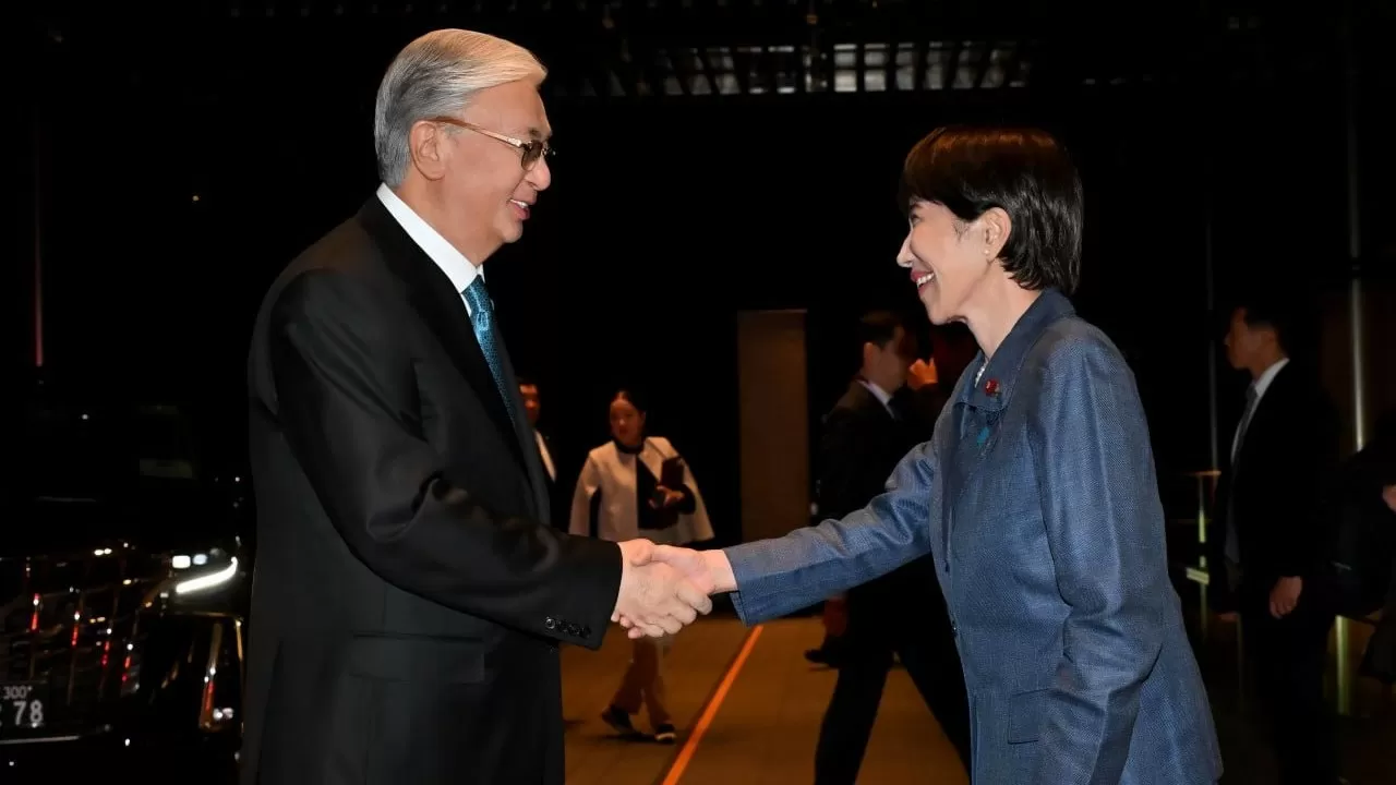 Касым-Жомарт Токаев и Санаэ Такаичи обменялись приветствиями 