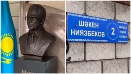 Тараздағы көшелердің біріне Мемлекеттік ту авторы Шәкен Ниязбековтің есімі берілді