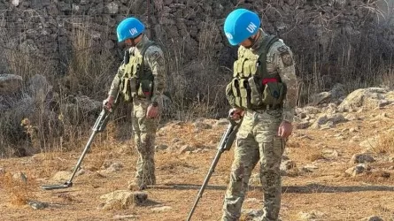 Қазақстандық бітімгерлер Голан жоталарында мыңнан астам қауіпті затты жойды