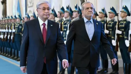 В Акорде торжественно встретили президента Ирана  