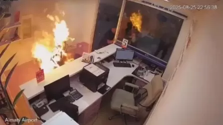 Алматы әуежайында өзін өртемек болған ер адамға қатысты тергеу тоқтатылды